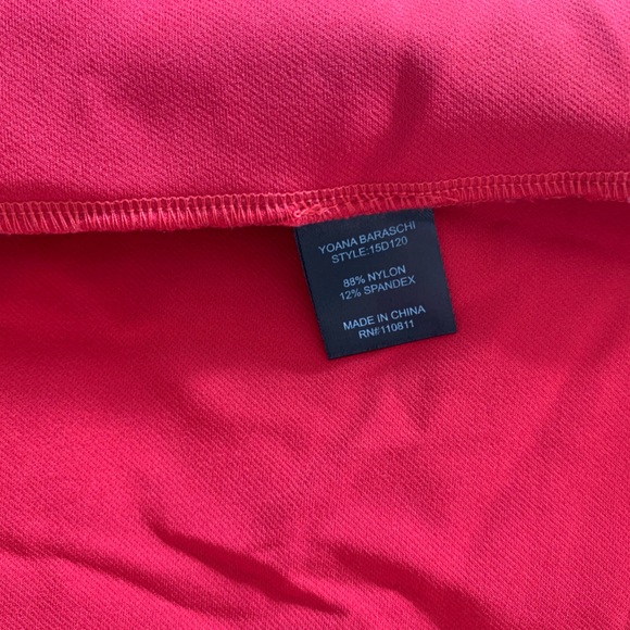 Bright Red Flutter Sleeve Yoana Baraschi Scuba Dress - Picture 5 of 6